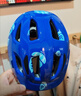 京东京造 儿童头盔护具套装 轮滑溜冰滑板平衡车自行车护具7件套 榛果蓝XS 实拍图