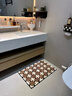 艾杰普（JEPPE）植绒浴室地垫中古风卫生间脚垫吸水防滑垫入户门口垫子40*60cm 实拍图