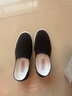 老美华【经典相巾款】老北京布鞋男透气千层底一脚蹬懒人鞋子 黑色 40 实拍图