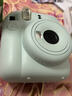 富士（FUJIFILM）立拍立得mini12 mini11/7/9升级款 相纸一次成像相机拍照生日礼物 Mini12 薄荷绿（现货） 官方标配+Ins风相框+相册+水晶壳 实拍图
