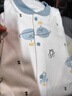 棉芹婴儿衣服新生儿连体衣春秋纯棉内衣初生0-3个月哈衣爬服宝宝衣服 蓝地球2件装-四季 80cm (建议6-12个月) 实拍图
