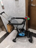 瓦松大童手推车遛娃神器高景观轻便折叠推车3-6-10岁大号溜娃旅行推车 升级旗舰版+黑白格坐垫+一键折叠 实拍图