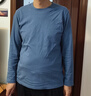 班尼路（Baleno）长袖t恤男春秋季基础款纯色圆领男士打底衫宽松纯棉上衣男女同款 实拍图