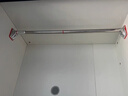 睦歌免打孔伸缩晾衣杆晾衣架窗帘杆衣柜挂衣杆卫生间不锈钢隔断浴帘杆 银色0.5-0.8米【25不锈钢管径】 实拍图
