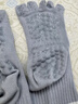 雪茜曼瑜伽袜子女专业防滑秋冬季中筒五指袜普拉提袜运动防滑专用健身 实拍图