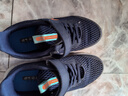 特步（XTEP）儿童童鞋男女童中大童大网眼魔术贴跑鞋 深邃蓝/海湾蓝 38 实拍图