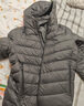 坦博尔轻薄羽绒服男士短款连帽保暖外套TF236209 陨石灰 175 实拍图