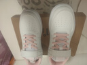 361°儿童四季板鞋男女童(3-12岁)百搭魔术贴滑板鞋小白鞋 粉35 实拍图