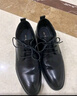 红蜻蜓真皮男鞋秋冬舒适商务休闲皮鞋高级正装德比鞋婚鞋WTA7376黑色43 实拍图