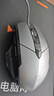 英菲克（INPHIC）W1 有线游戏鼠标宏定义人体工学轻音家用办公笔记本电脑台式USB通用 灰色 实拍图