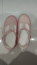 华美健步洞洞鞋女防滑包头凉拖鞋海边沙滩鞋柔软果冻鞋HM2136浅粉37 实拍图