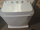 东方小天鹤半全自动洗衣机大容量家用双缸双桶筒老式波轮小型甩干 5KG迷你母婴专用蓝光不锈钢桶 实拍图