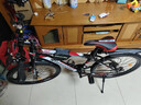 金武端自行车成人山地车公路赛车单车骑行变速超轻越野中学生初中青少年 顶配版-辐条轮-黑红色 24寸21速 实拍图