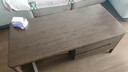 源氏木语实木茶几小户型客厅北欧茶台橡木现代简约原木茶桌 胡桃色1.2茶几(1200*560*450mm) 整装 实拍图