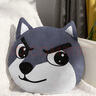 九鹿美兮哈士奇抱枕狗头搞怪可爱睡觉沙发靠垫午休趴睡枕搞笑枕头沙雕抖音 哈士奇35*35CM 实拍图