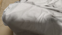MIDO HOUSE铭都60支长绒棉纯棉贡缎纯色床单被套床上四件套 薄暮灰1.8m床笠 实拍图