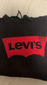 Levi's【特价来袭】李维斯情侣同款经典宽松休闲logo套头连帽卫衣 黑色 19622-0005 M 实拍图