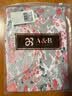 AB女纯棉无袖背心圆领印花妈妈上衣汗衫家居服 红牡丹 XXXL 实拍图