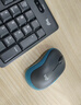 罗技（Logitech）MK275 键鼠套装 无线键鼠套装 办公键鼠套装 全尺寸 商务键鼠套装 带无线2.4G接收器 黑蓝色 实拍图