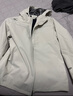 美津浓户外梭织风衣男士单层防风连帽外套男 白色【春秋款】 L  实拍图