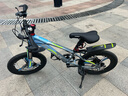 凤凰山地自行车男女变速山地车碟刹青少年儿童自行车学生单车 星际 蓝灰【变速+三刀轮】 18寸【适合120-155cm】 实拍图