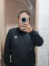 361°运动卫衣男秋季新款圆领套头运动上衣男百搭服饰御寒保暖 【加绒男】超级黑 2XL 实拍图