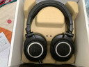 铁三角（Audio-technica）ATH-M50X BK 头戴式专业全封闭监听音乐HIFI耳机 黑色 实拍图