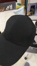 黛米安妮莎 帽子男韩版潮流棒球帽情侣款纯色春夏季遮阳帽女户外休闲鸭舌帽 黑色 均码可调节 实拍图