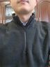 迪卡侬男式山地徒步摇粒绒保暖夹克MH100 黑色 4094318 L 实拍图