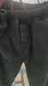 回力牛仔裤男冬季加绒保暖美式直筒裤子男宽松阔腿休闲长裤黑灰3XL 实拍图
