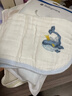 babycare全棉六层纱布方巾拉伸尺寸30*30CM哈沃伊天空蓝 实拍图