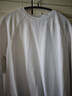 拇指白小T李乃文同款二代长袖T恤男秋季纯棉纯色百搭打底衫 女款皓白 XL 实拍图