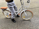 飞鸽（FG FLYING PIGEON）儿童自行车7-12岁自行车儿童单车小孩自行车成人通勤车自行车学生 标配珍珠白|单速|辐条轮+礼包 20寸适合130-160cm 实拍图