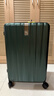 汉客行李箱男拉杆箱女大容量镇店之宝双层拉链密码箱旅行箱24英寸墨绿 实拍图