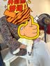 童泰（TONGTAI）婴儿袜子春秋季新生儿地板袜儿童室内防滑学步鞋宽口袜米棕0-6月 实拍图