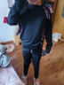 橙火女童紧身衣训练服女孩速干衣运动套装小学生跑步羽毛球网球篮球服 26520黑色/粉边（不加绒） 150码适合身高141-150cm 65-75斤 实拍图