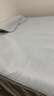 罗莱家纺 A类冰丝席【可机洗】抗菌防螨凉席床笠款三件套蓝150*200*30 实拍图