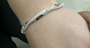 中国珠宝生日礼物送女友莫比乌斯环银手镯女足银999镯子送女朋友约30g 实拍图