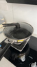 炊大皇炒锅有钛0氟不粘锅316L不锈钢不粘平底炒锅32cm 实拍图