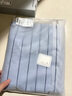 蕉内（Bananain）棉棉305H男女士睡衣睡裤纯棉情侣家居服套装春秋季长袖长裤不闷汗 【男士】雪蓝条纹 XL 实拍图