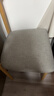 华恺之星 椅子靠背餐椅家用牛角椅北欧办公椅创意轻奢餐桌椅子 CY136灰 实拍图