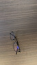 普莱斯（pulais）防蓝光防辐射近视眼镜框架理工男眼睛女可配变色平光眼镜片5022 黑色(单镜框) 实拍图