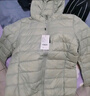 鸭鸭佟丽娅同款轻薄羽绒羽绒服女新款短款修身城市轻户外秋冬外套KXM 米白色 L 实拍图