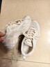 骆驼（CAMEL）运动老爹鞋女透气厚底潮休闲鞋子 K23S60L8016 米色 35 实拍图