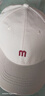 【款式超多】洋气帽网红ins英文字母刺绣鸭舌帽清新棒球日系简约 M米白色 实拍图