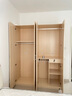 全友家居成品现代简约风大衣柜顶柜组合家用卧室家具柜子衣橱 【白橡木色】1.6m四门衣柜 多规格灵活组合+科学分区收纳 实拍图