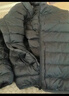 网易严选90鸭绒轻薄羽绒服保暖0压感排骨羽绒内胆防泼水蓄热抗菌外套 A款25秋冬90鲜绒立领-水墨黑 M 实拍图