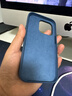 W&P适用苹果14Pro手机壳iPhone14pro保护套全包防摔液态硅胶软壳高级感简约商务男女款午夜蓝wp 实拍图