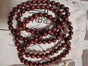 原木匠正宗小叶紫檀木手串男士佛珠手链女款108颗文玩转运珠子手把件 满金星8mm*108颗[高级礼盒] 实拍图
