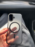 绿联适用iPhone16手机壳 苹果16磁吸壳 MagSafe保护套 无线充电 防摔抗指纹防磨防震超薄 磨砂黑色 实拍图